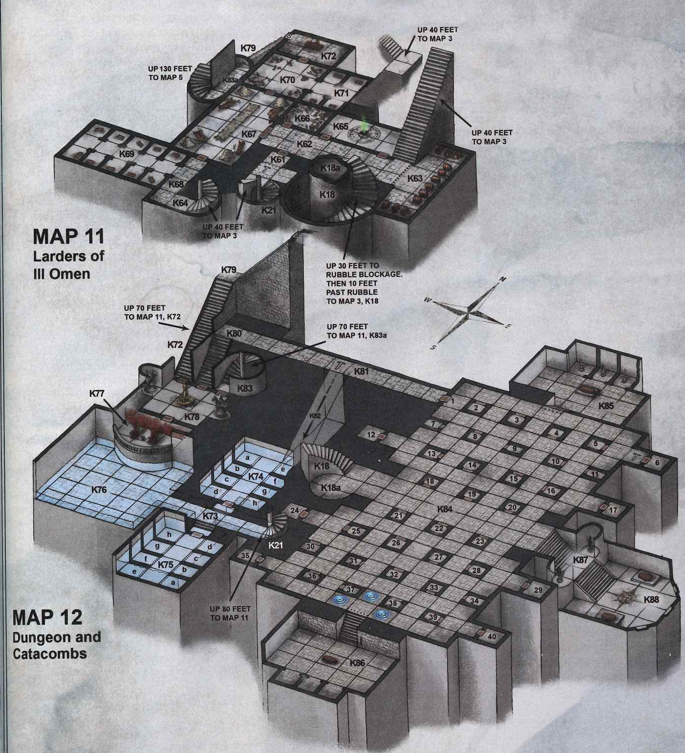 ravenloft catacombs battle map
