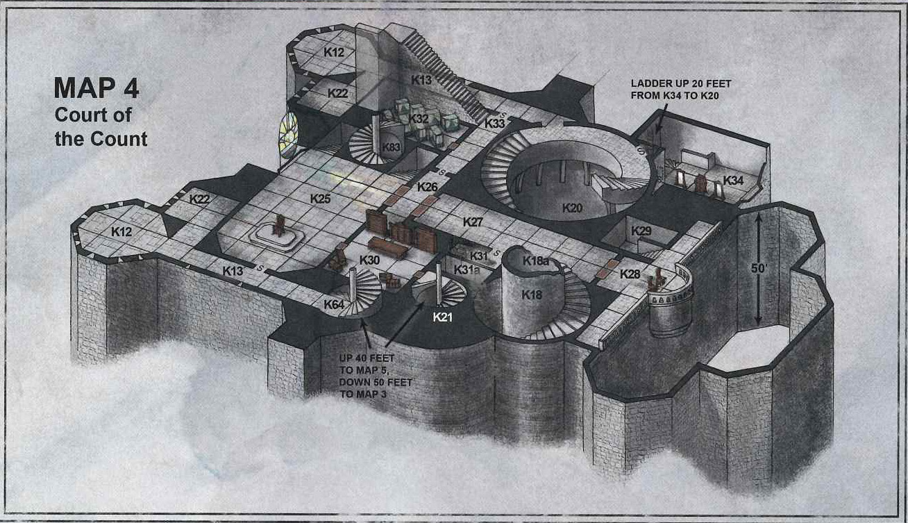 castle ravenloft map floor 1